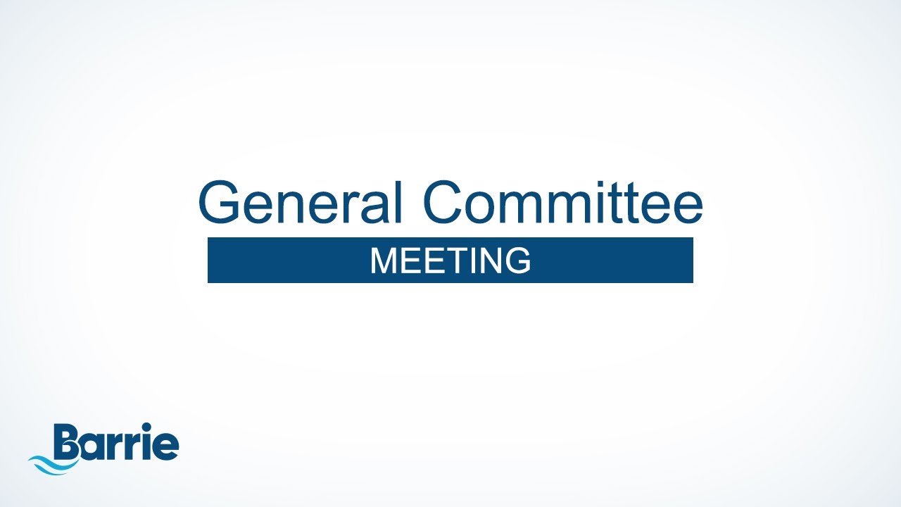 General Committee Meeting | November 5, 2025