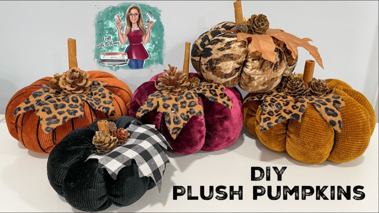 DIY Plush Pumpkin Tutorial | No Sewing Machine Required | 5 Minute Craft | Fall Decor Project