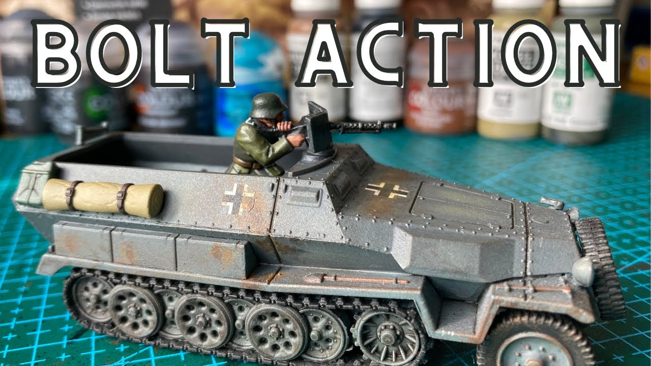 Starting Bolt Action: (Ep4) - Hanomag - German Transport - Unbox | Build | Paint