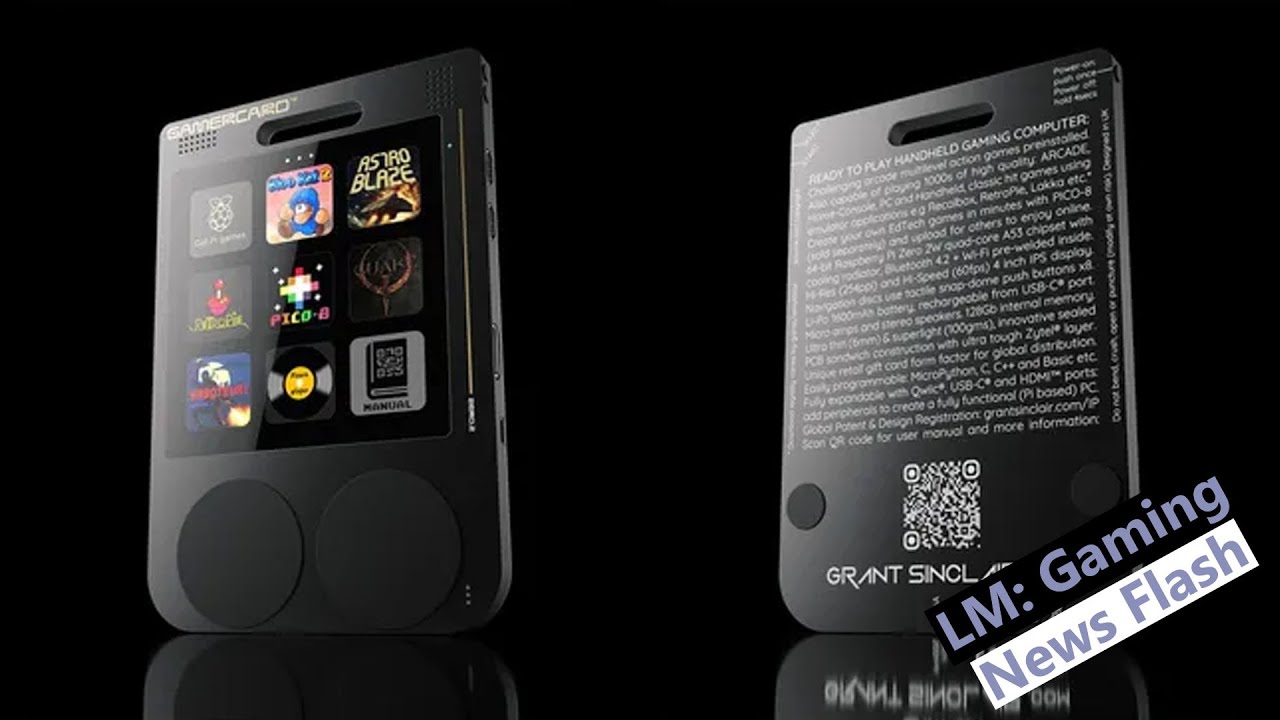 Handheld Raspberry Pi Gaming Console The Size Of A Gift Card - Gaming News Flash