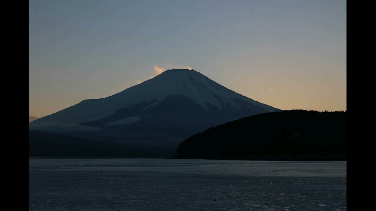 山中湖ダイヤモンド富士　タイムラプス撮影