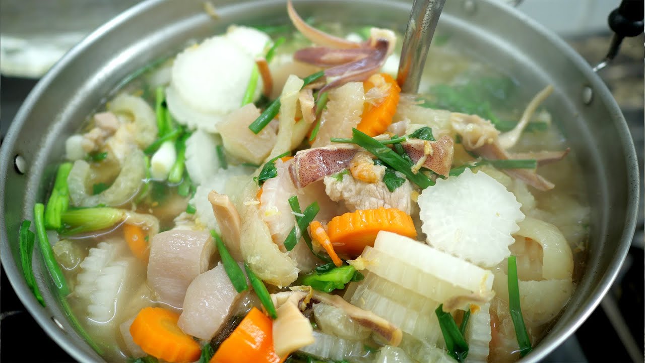 ต้มจืดหนังหมูโบราณ เมนูที่ถูกลืม ซดน้ำร้อนๆ ส่วนผสมและเครื่องปรุงแน่นมาก  | เสือหิวChannel