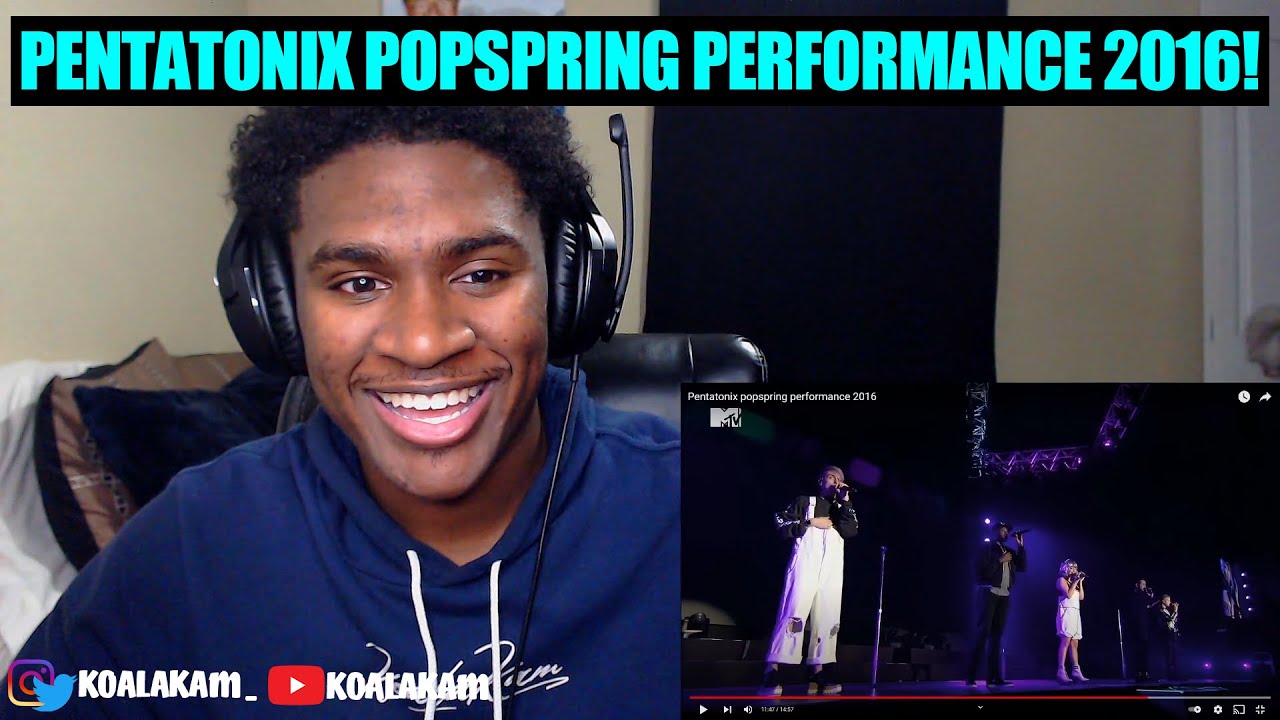 Выступление Pentatonix popspring 2016 (РЕАКЦИЯ!)