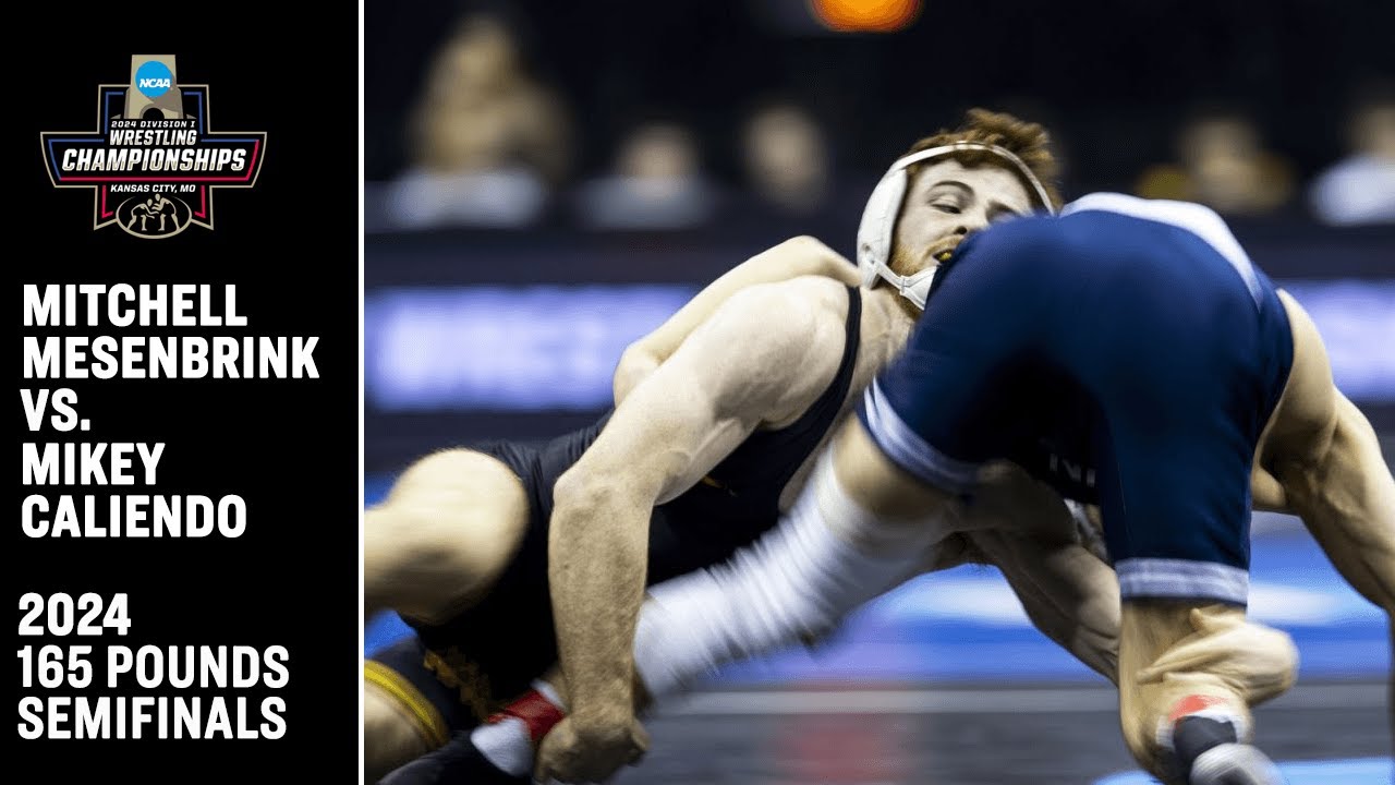 Mitchell Mesenbrink v. Mikey Caliendo: 2024 NCAA wrestling semifinals (165 pounds)