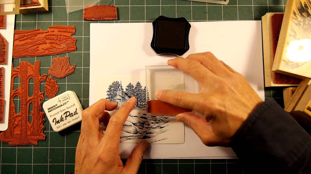 Stampscapes 101: Video 100.  Stamp Sketches (with Nature Set #10+)