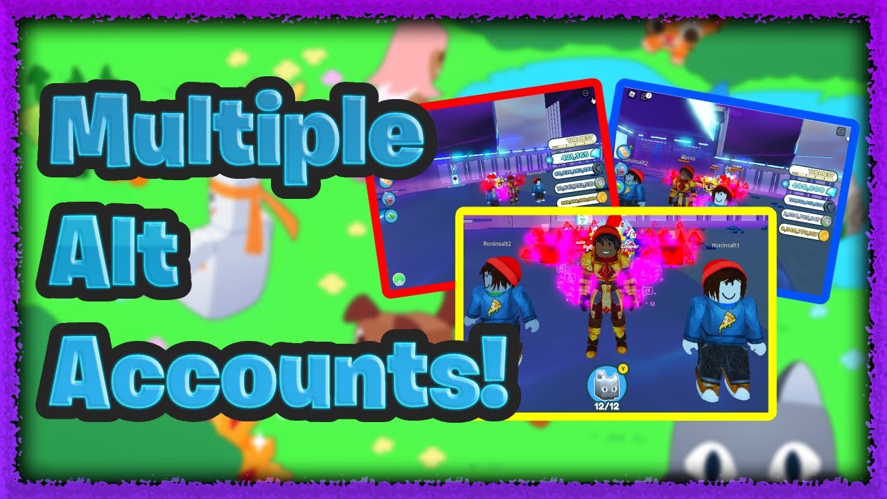 How to farm multiple accounts in Pet Simulator X