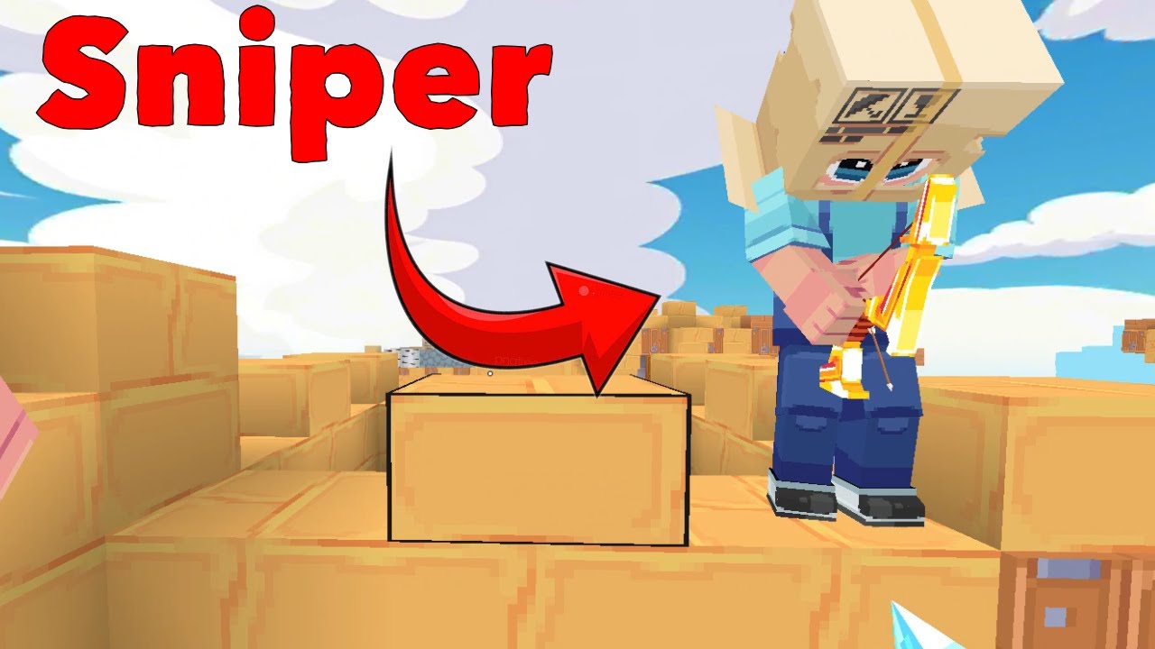 Sniper In MineFun io Sky Wars 😱🎯#41