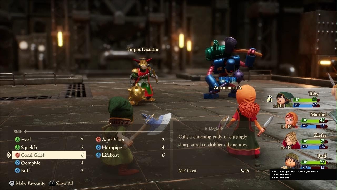 DRAGON QUEST VII Reimagined Slaughtomaton Big Kill