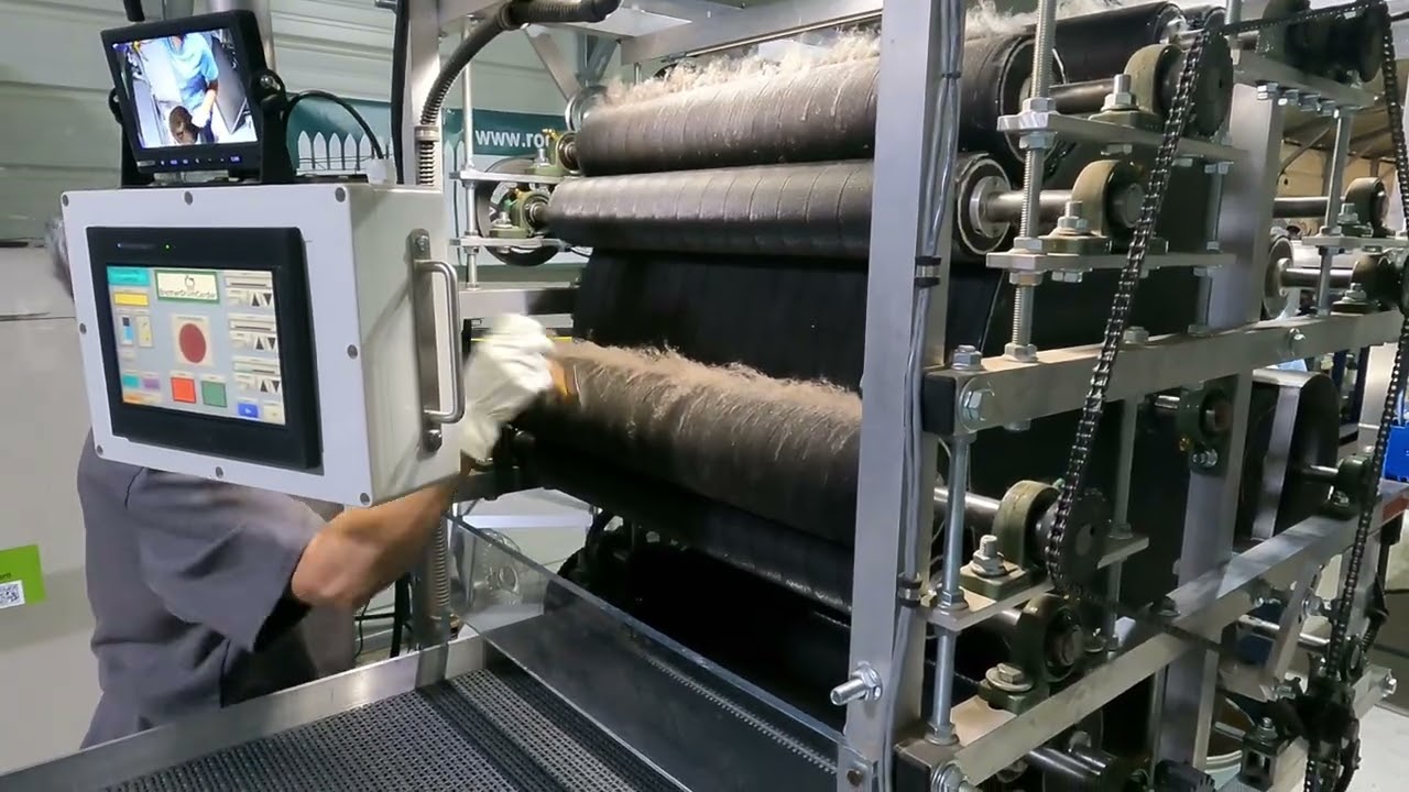 Cleaning the Brother Jumbo Carder part 3