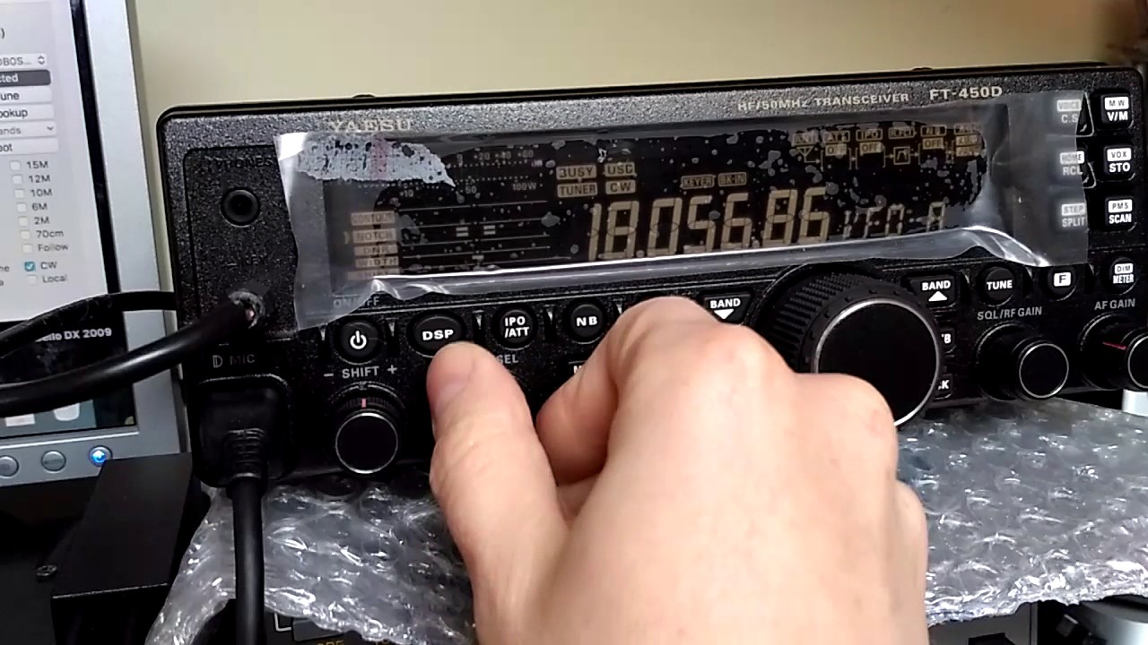 Yaesu FT-450D - Notch Performance 17 meters - IW2NOY