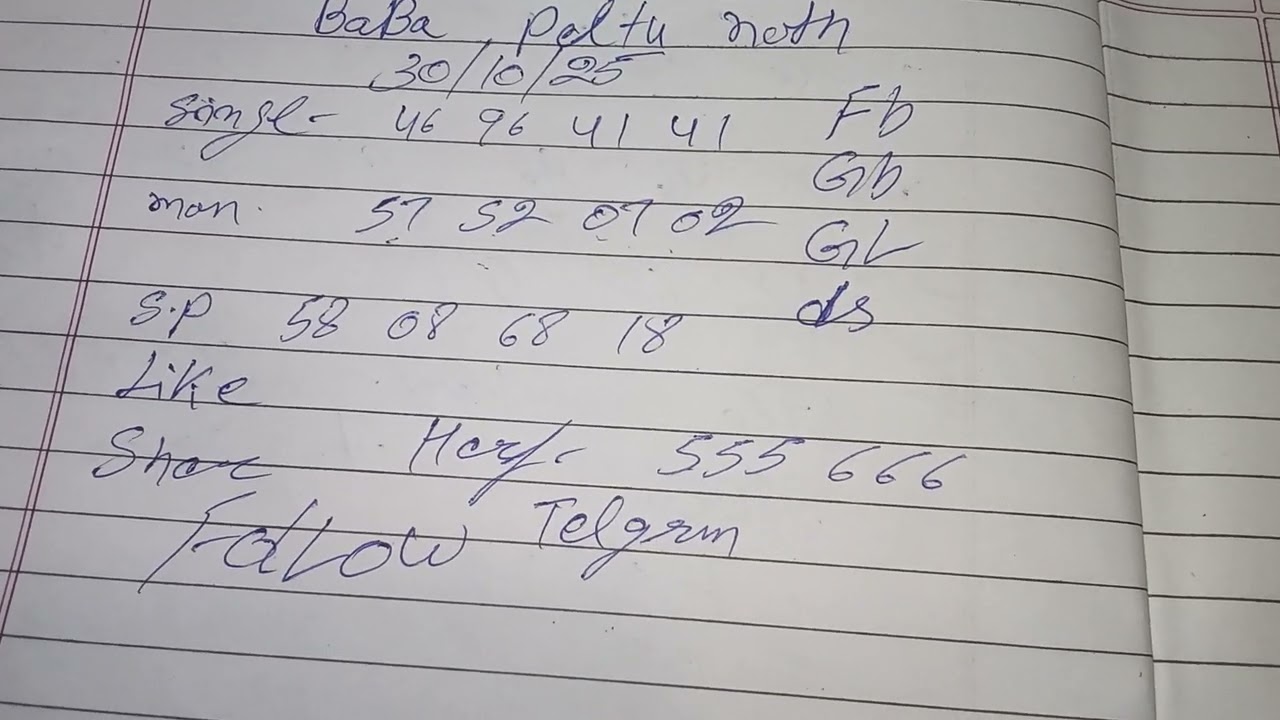 Satta Baba paltu nath 30/10/25 