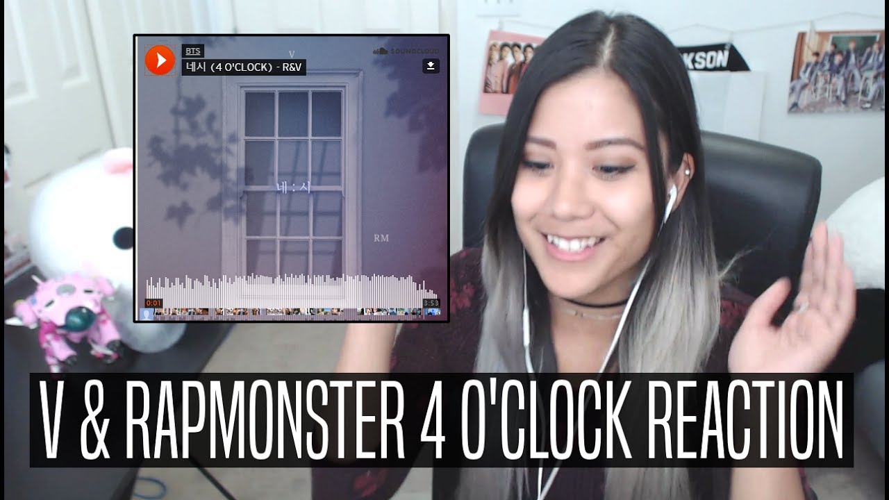 BTS V + RAPMONSTER 네시 4 O'CLOCK REACTION (THIS IS AMAZING!)  한국어 자막 & Legendas em Portugues