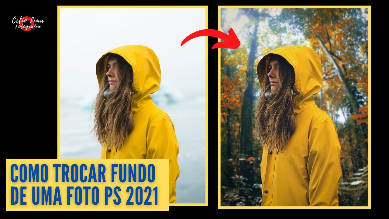 Como trocar o fundo da foto e fazer a colorização no Photoshop 2021