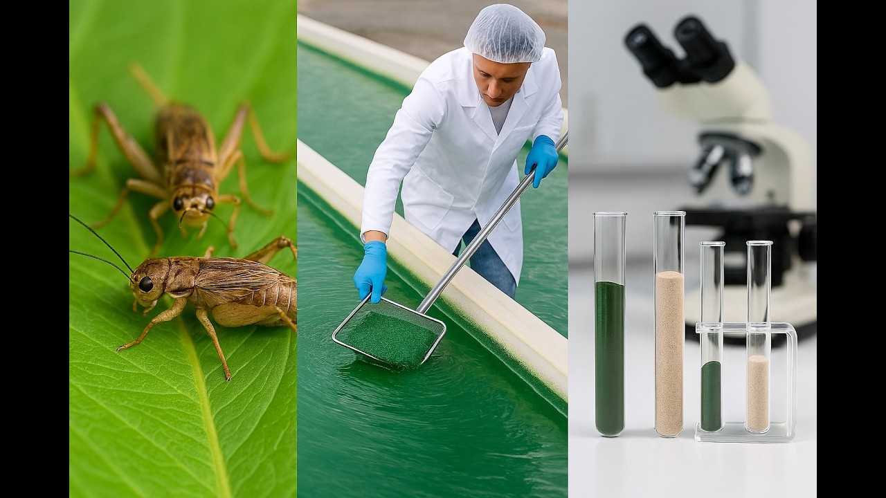 🦗🌊 LE PROTEINE DEL FUTURO: Insetti, Alghe e Scarti Contro la Crisi Climatica
