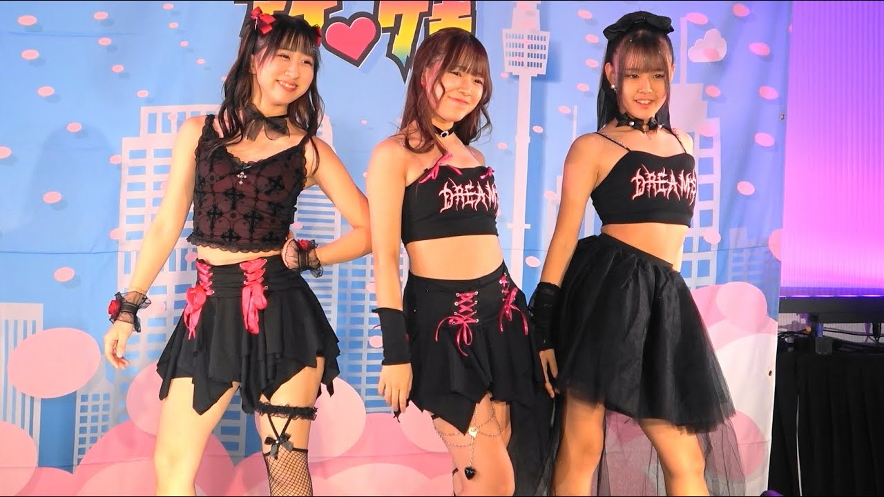 野乃あいみ･Mizuki･Nanami「Perfect Night／LE SSERAFIM」東京アイドル劇場@高田馬場BSホール 2024年12月8日