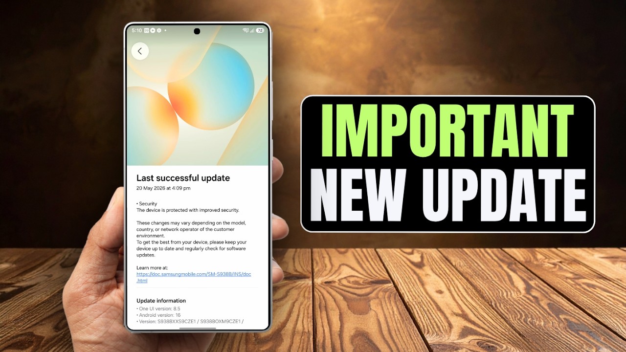CRITICAL NEW UPDATE Received for Samsung Galaxy S 25 Series !
