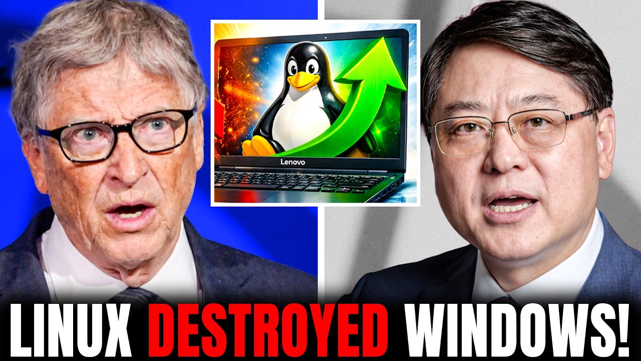 Bill Gates FURIOUS As Lenovo Moves To Linux Over Windows And HUMILIATES Microsoft