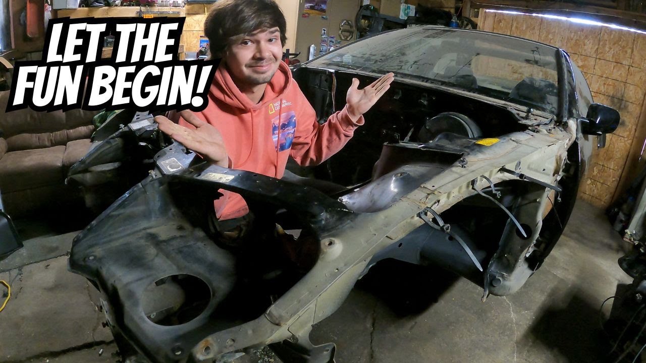 Реставрация моего Twin Turbo 300zx Vert уже началась!