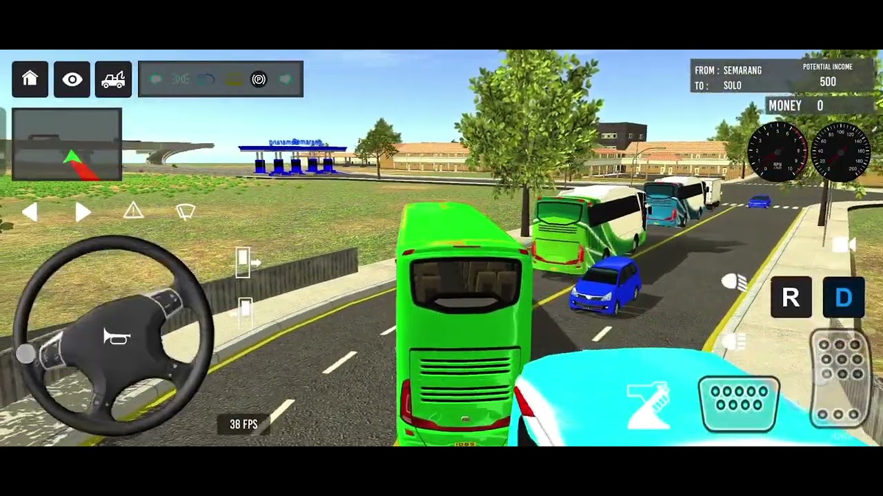 🥰 Indonesia Coach bus driving | Euro bus simulator 2025 Android gameplay#1million