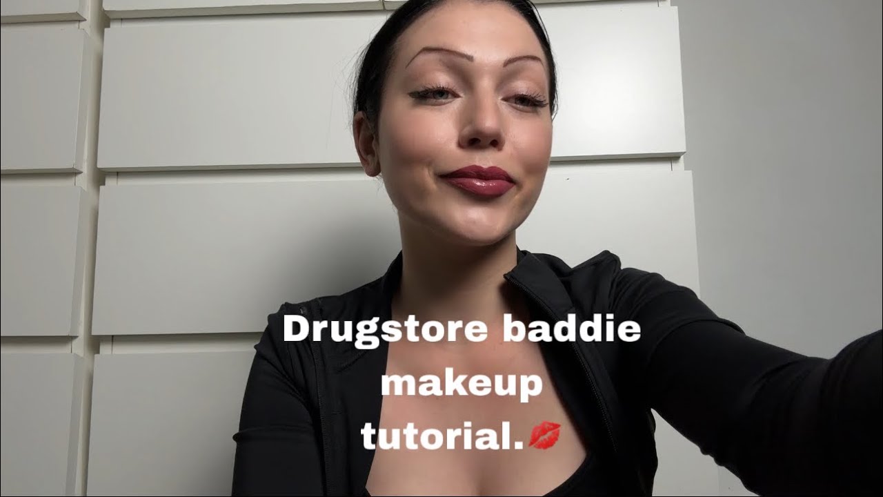 Drugstore baddie makeup tutorial |Baddie on a budget Ep.1