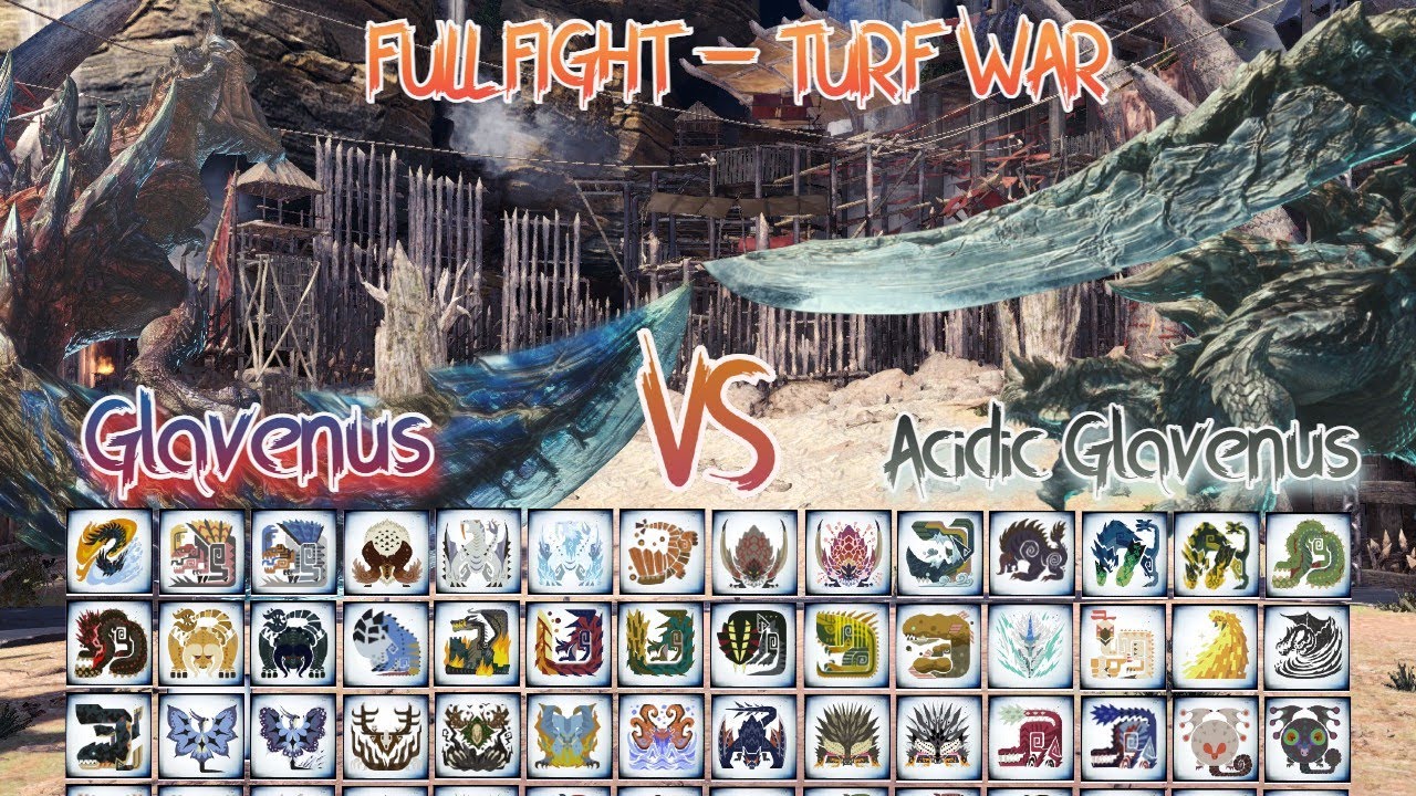 Glavenus VS Acidic Glavenus (New Format) |  FULL FIGHT TURF WAR (REMATCH)