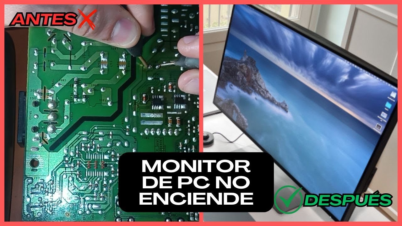 🔧🖥️ Reparaci&oacute;n de Monitor que No Enciende | Fuente de Poder en Corto 🔧💡