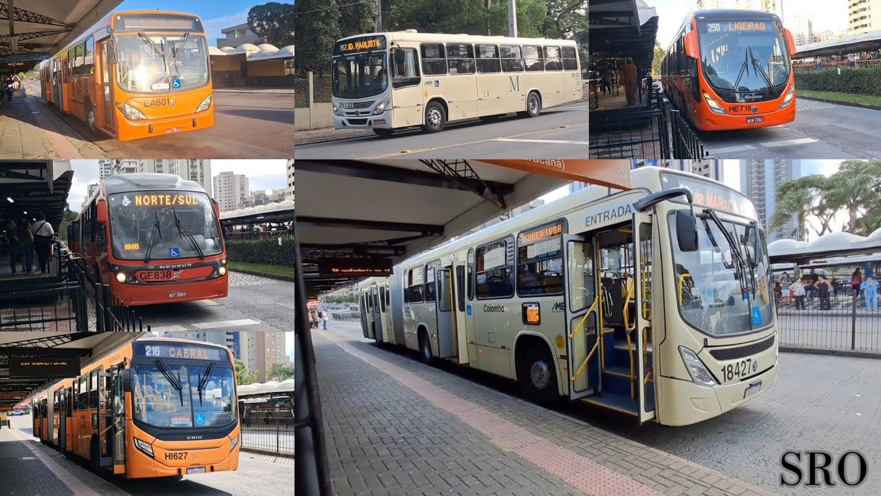 Compilação de ônibus em Curitiba e Pinhais (Parte 39)