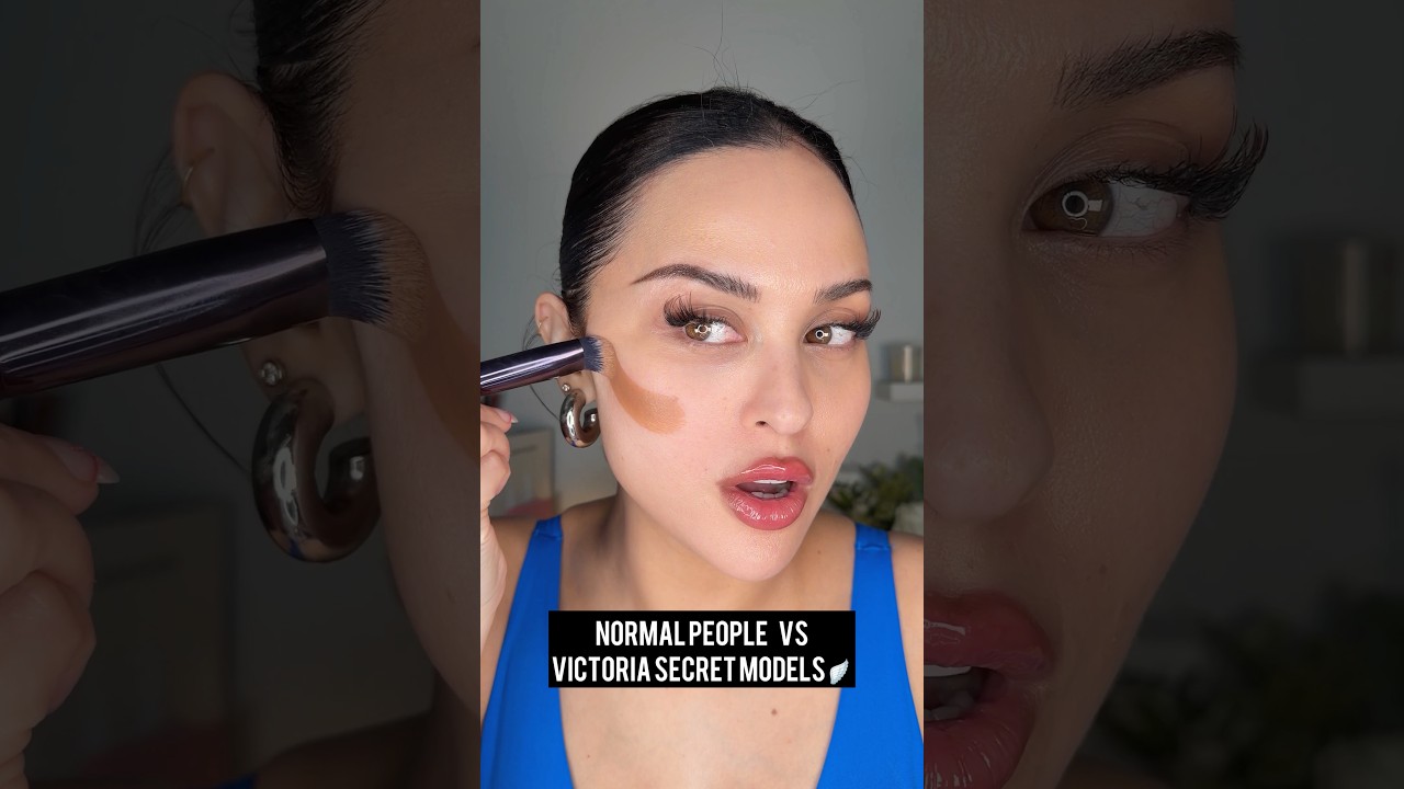 Normal People vs Victoria Secret Model Makeup l Christen Dominique