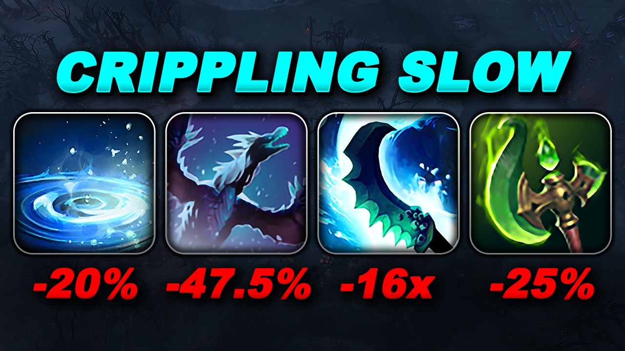 Сокрушительное замедление + 13,5% сжигания здоровья каждую секунду | Dota 2 Ability Draft