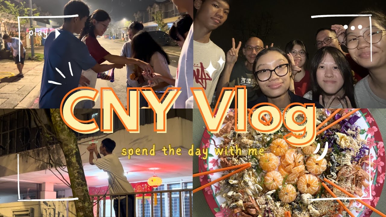 We Went Around Saying Gong Xi & Got Rewards 😭🍊🧧…..