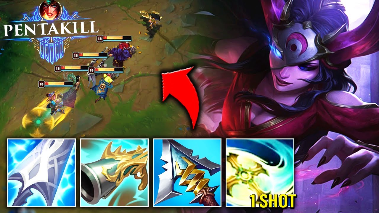 TURN OFF YOUR BRAIN WITH THIS Q SPAM SIVIR BUILD (PENTAKILL) - League of Legends