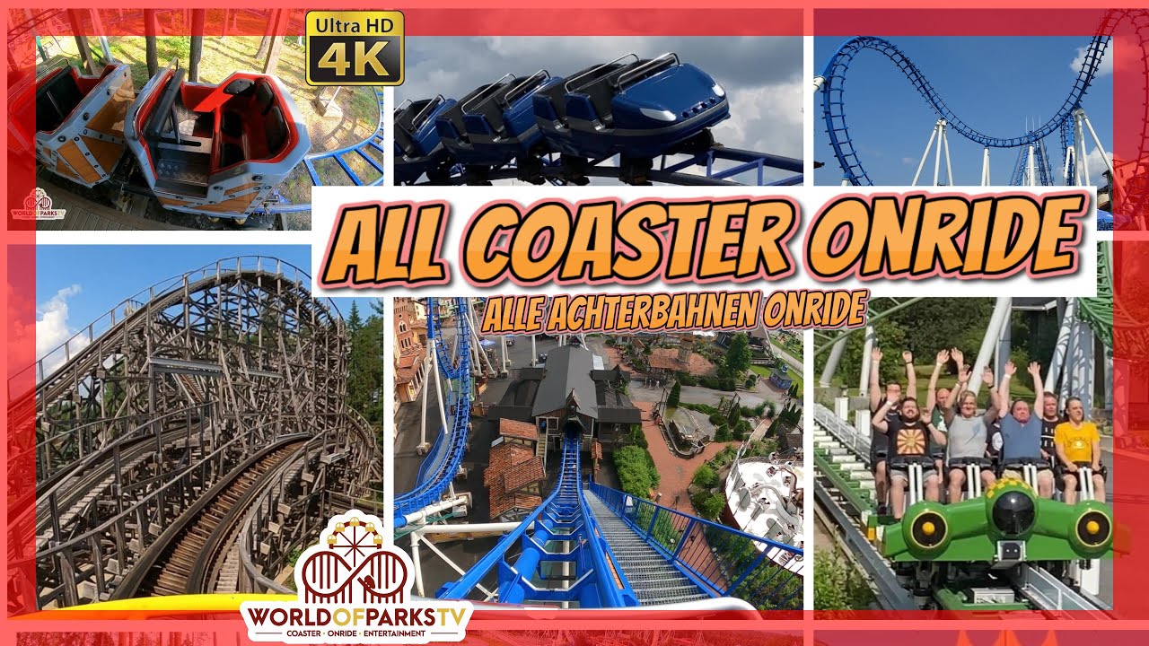 PowerPark All Roller Coasters (Onride POV) Power Park Alle Achterbahnen – Powerland Junker – Cobra
