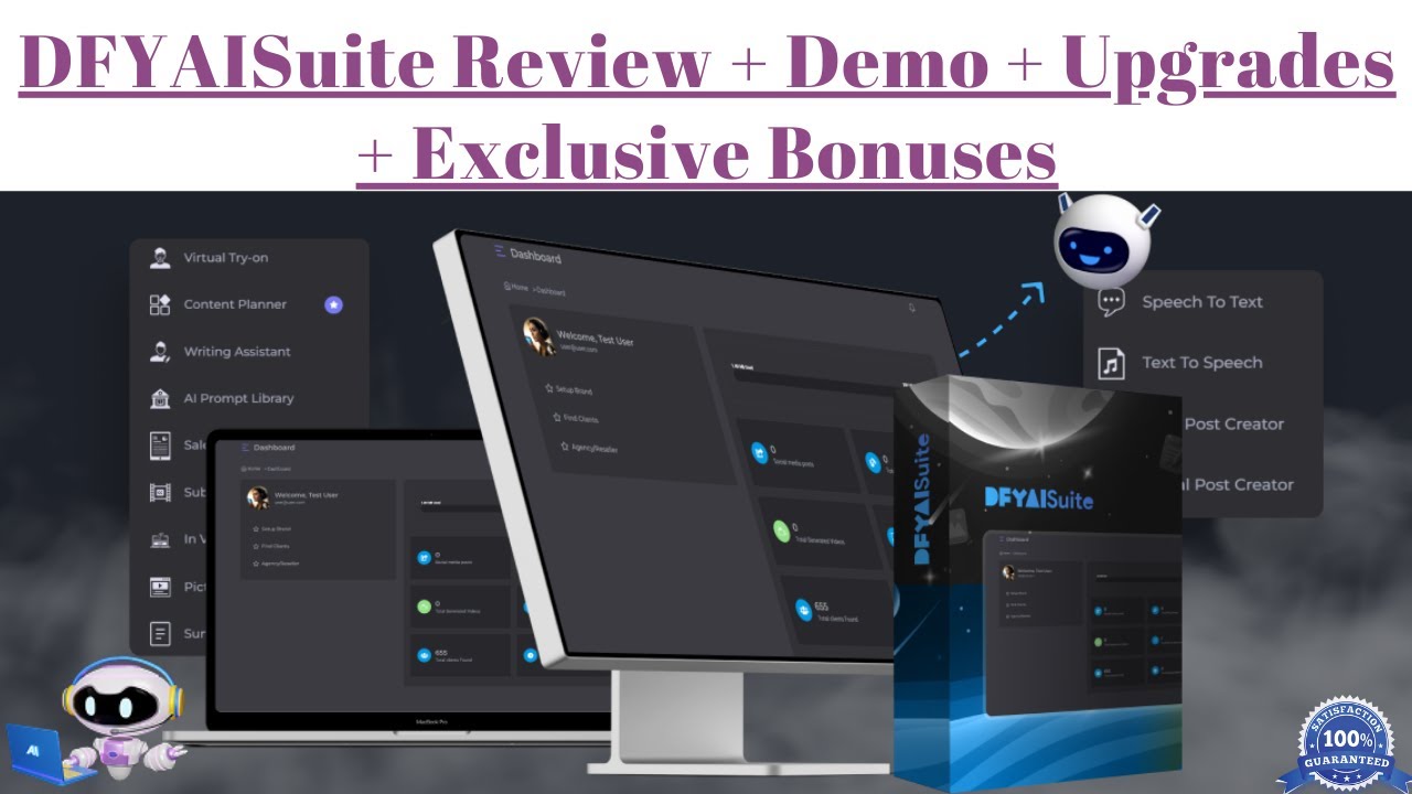 DFY AI Suite Review + Demo + OTOs (Upgrades) + Bonuses | DFYAISuite Review