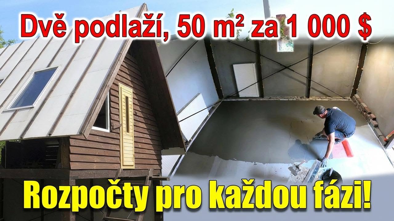 Postavil jsem dům za 1000 $, kolik mě to opravdu stálo?