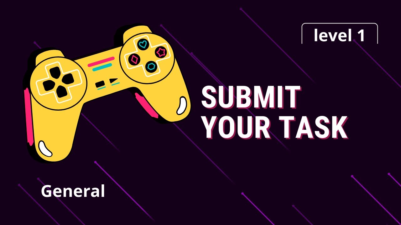 how to submit the tasks