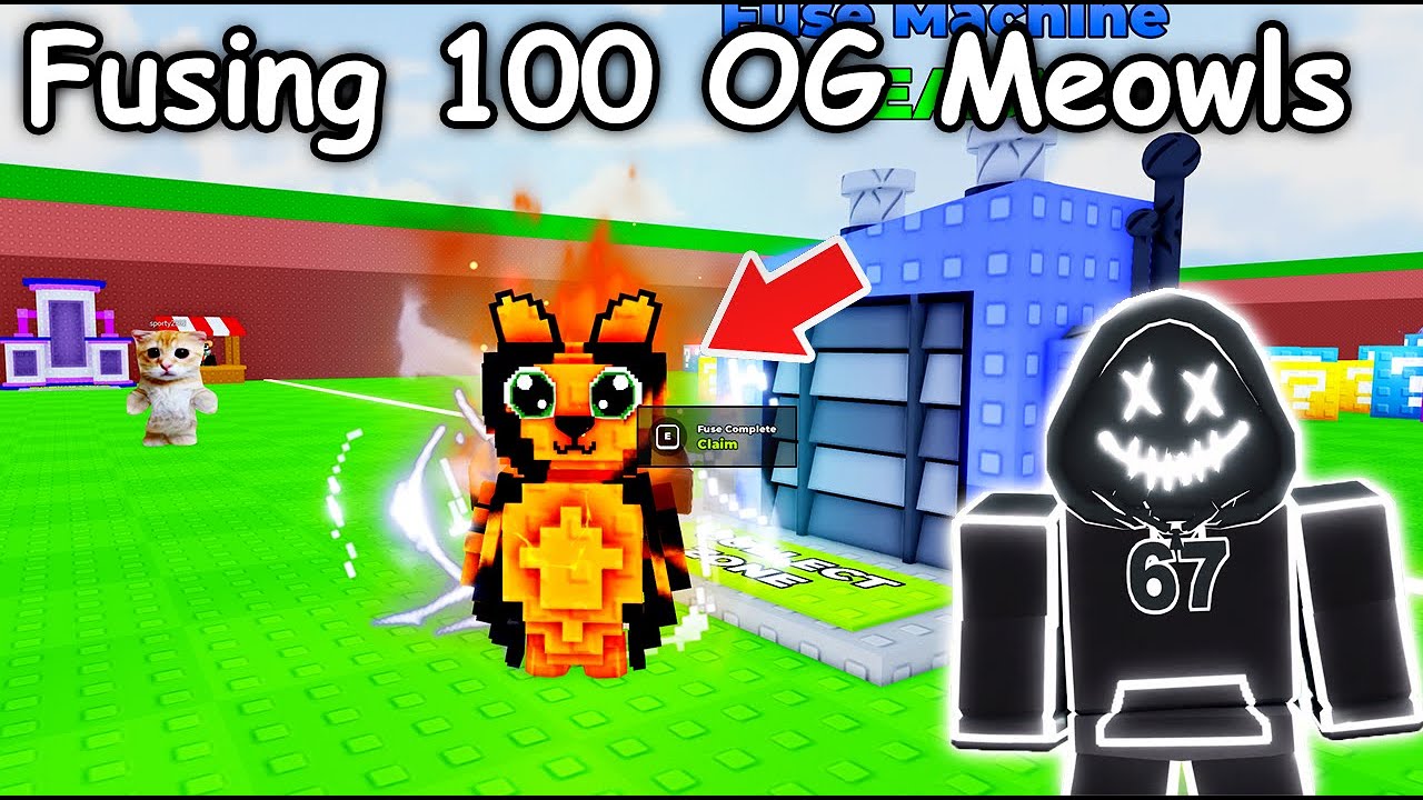 I Spent $100 Robux To Fuse Every OG MEOWL Mutation in Break a Lucky Block Roblox..