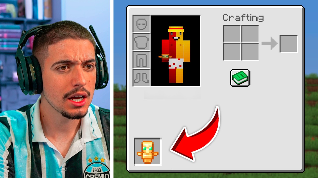 MINECRAFT COM APENAS 1 ESPAÇO PRA GUARDAR ITEM