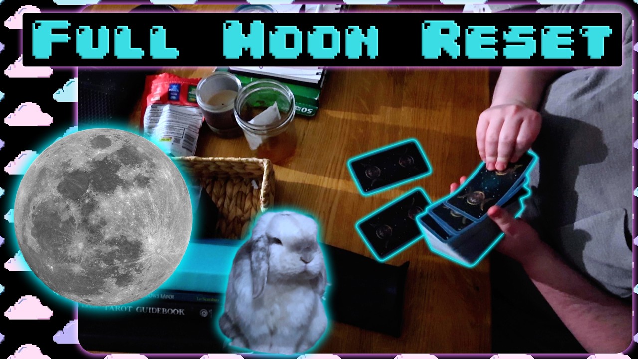 Cozy and Realistic Full Moon Reset (Depressed and ADHD Witch DITL)