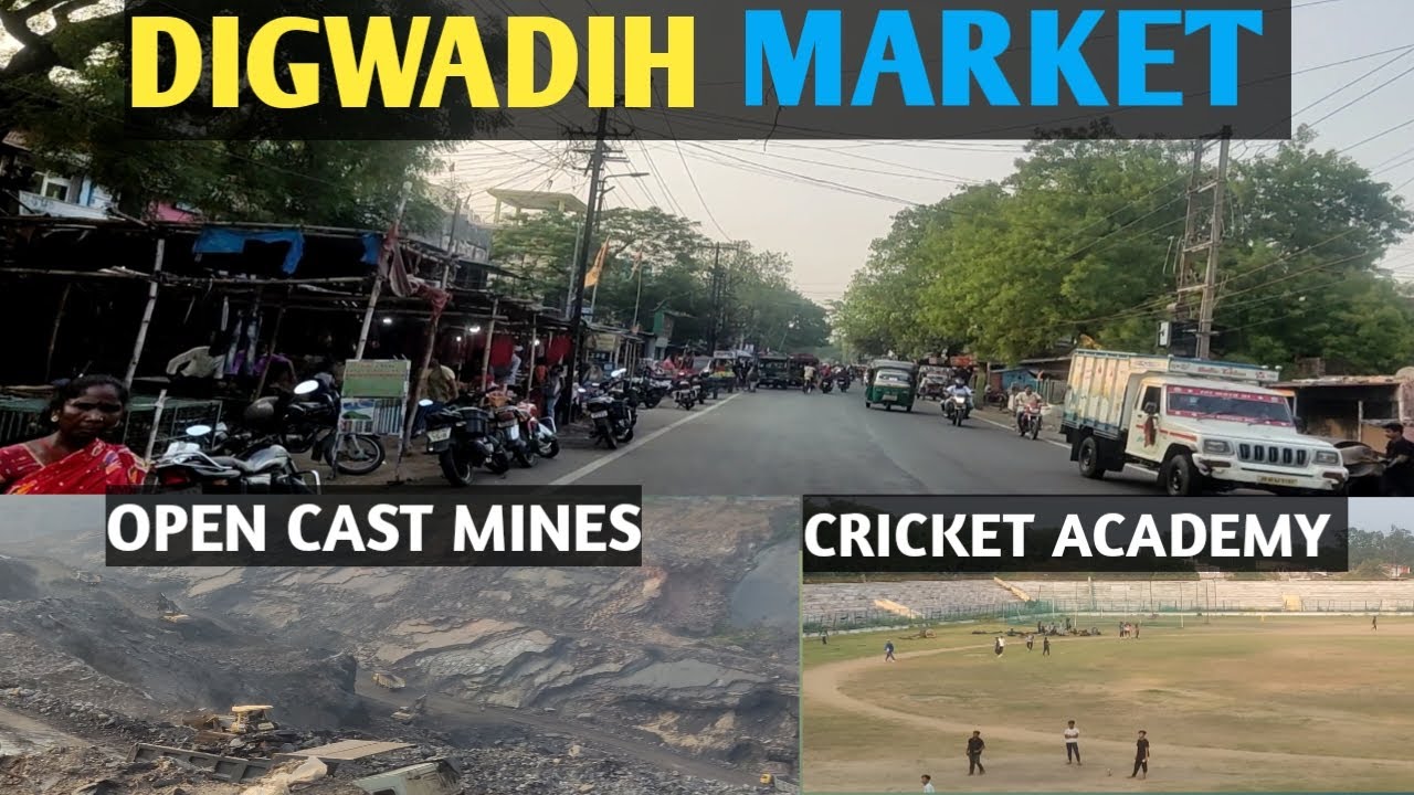 Digwadih Market | Digwadih Cricket Academy || Digwadih Bazar | Jealgora Cisf Camp @ur_saurabh_13