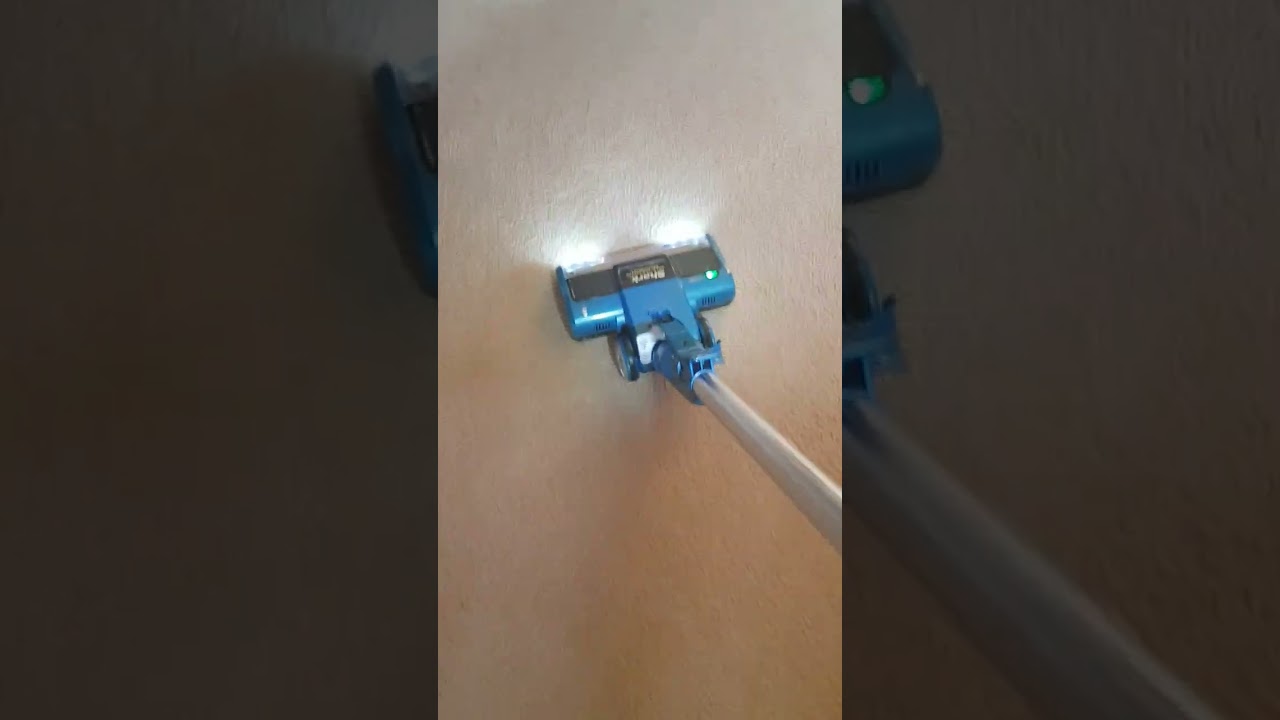Cleaning for Christmas. Vacuuming carpet with Shark vacuum. ASMR