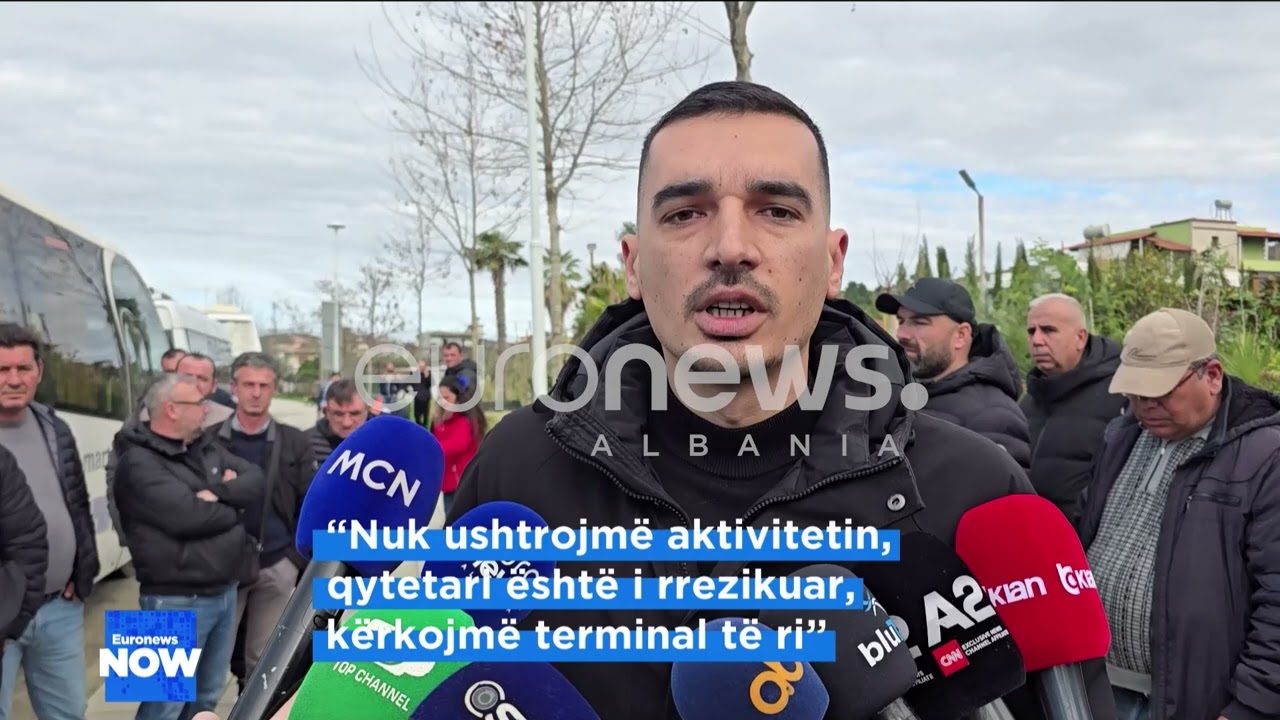 Shoferët e autobuzëve në protestë për vendqëndrimin, kërkojnë terminalin e ri