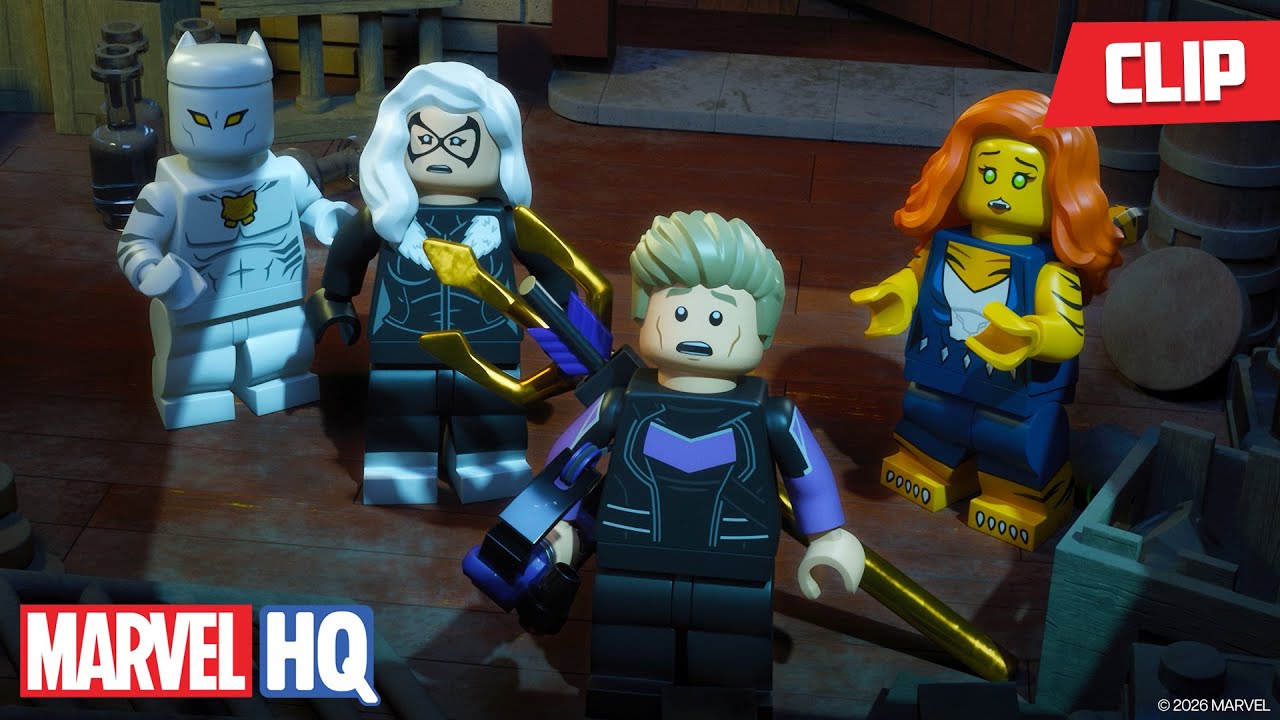 Hawkeye & the Cat Avengers' Heist 🐈💎🔱 | LEGO Marvel Avengers: Strange Tails | @MarvelHQ