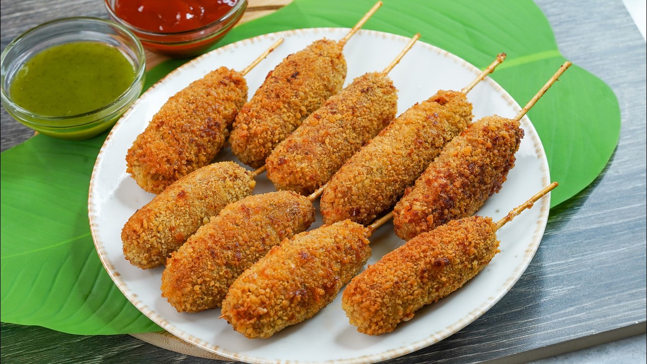 Хрустящий куриный кебаб 🔥 | Специальное блюдо для Рамадана 🌙 | Простой, хрустящий и сочный рецепт...