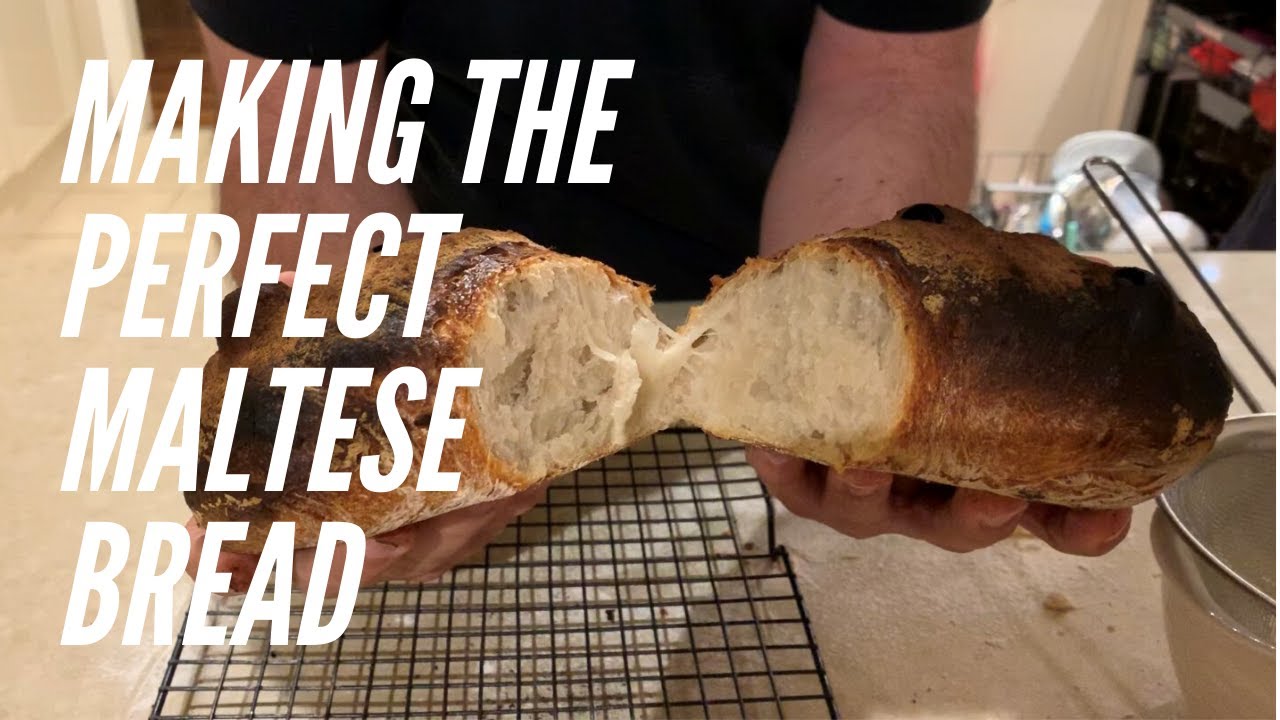 Cooking Authentic Maltese Bread - Maltese Food Bread Hobz recipe
