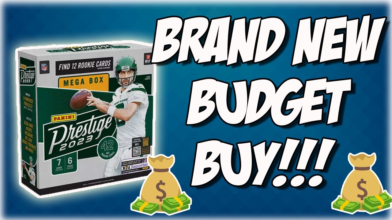 🥰 BRAND NEW, FIRST LOOK: Best Buy on a Budget! 2023 Prestige Football Mega Box Review!