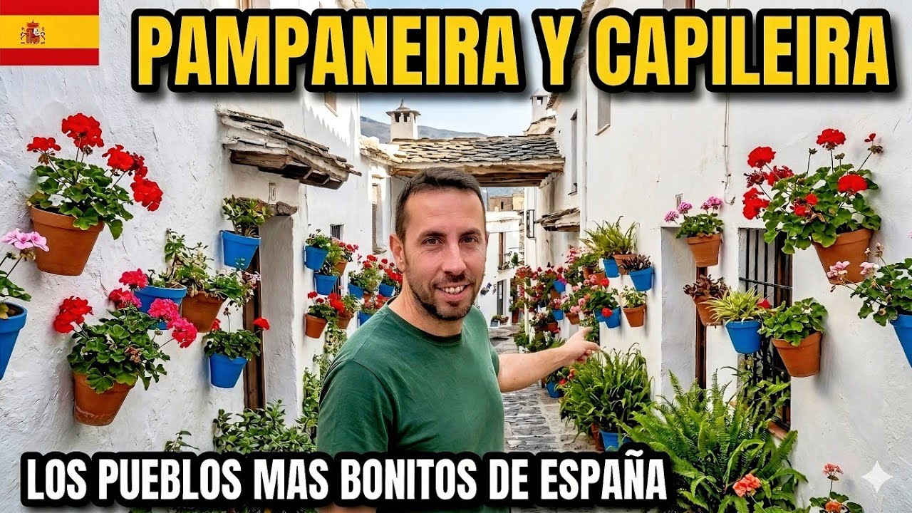 🇪🇦 Los pueblos más bonitos de España en la ALPUJARRA GRANADINA, PAMPANEIRA y CAPILEIRA, Andalucia