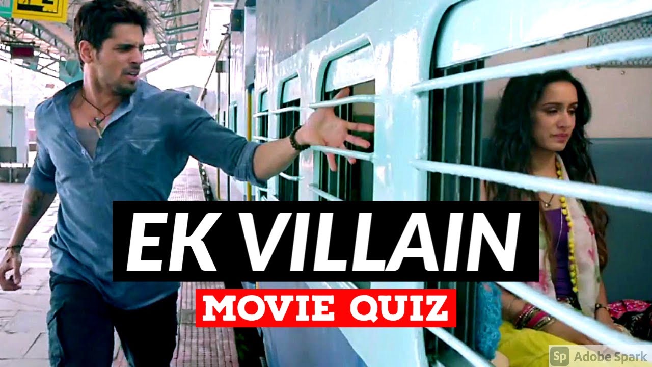 EK VILLAIN MOVIE QUIZ | Sidhath Malhotra | Shraddha Kapoor | Ritesh | Bollywood Quiz Video 2021
