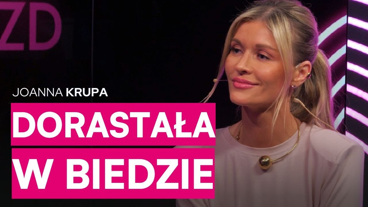 Nie miała co jeść, nie było za co opłacić mieszkania - Krupa mówi wprost o swoim dzieciństwie.
