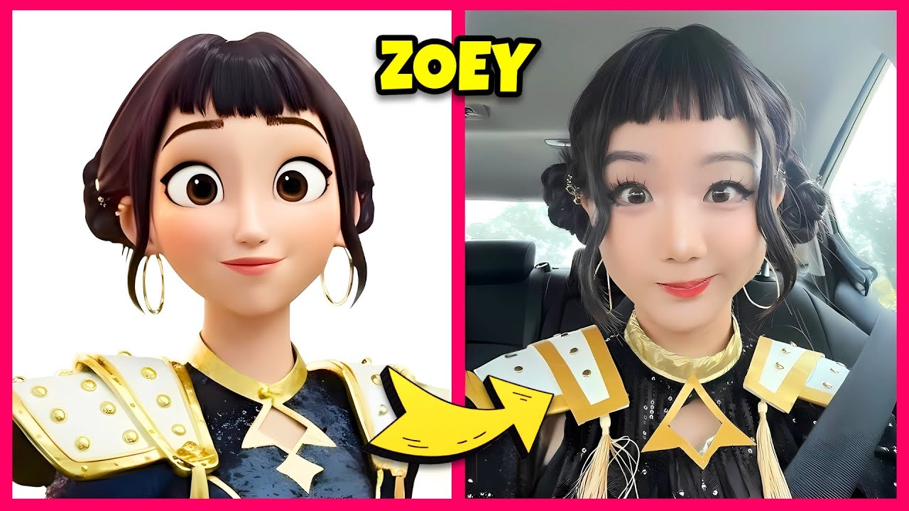 GUERREIRAS DO K-POP EM UMA VERSÃO REAL DO TIKTOK 🤯K-Pop Demon Hunters 😍Rumi💜Zoey💚Jinu🖤 Adivinha Quiz