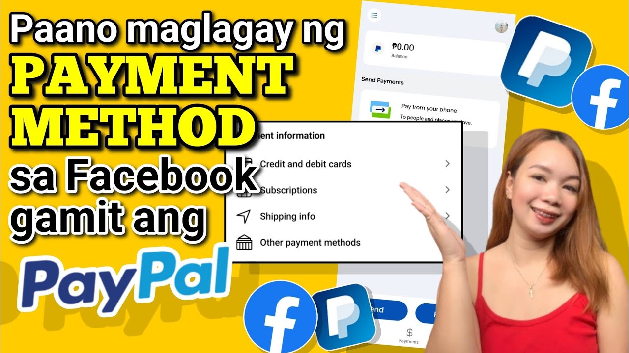PAANO MAGLAGAY NG PAYMENT METHOD SA FACEBOOK GAMIT ANG PAYPAL | | Riencyll Cabile